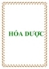 Hóa dược - TS.BS. Đặng Hoàng Hải