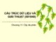Bài giảng Cấu trúc dữ liệu và giải thuật: Chương 11 - ĐH Bách khoa TP. HCM