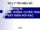 Bài giảng Xử lý tín hiệu số - Chương 3: Hệ thống tuyến tính bất biến rời rạc