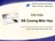 Bài giảng Hệ thống thông tin kế toán 1: Giới thiệu môn học - ThS. Vũ Quốc Thông