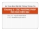 Bài giảng An toàn bảo mật hệ thống thông tin: Chương 4 - GV. Nguyễn Minh Thành