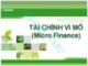 Bài giảng Tài chính vi mô: Chương 2 - ĐH Thương Mại