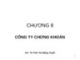 Bài giảng Tài chính tiền tệ: Chương 8 - TS. Trần Thị Mộng Tuyết