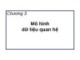 Bài giảng môn học Cơ sở dữ liệu - Chương 3: Mô hình dữ liệu