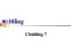 Bài giảng Lập trình cơ bản - Chương 7: Mảng