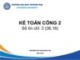Bài giảng Kế toán công 2 - Chương 1: Tổng quan về kế toán ngân sách nhà nước 