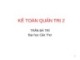 Bài giảng Kế toán quản trị - Trần Bá Trí