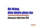 Bài giảng Hệ thống điều khiển phân tán - Chương 6: Kiến trúc FCS