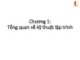 Bài giảng Kỹ thuật lập trình - Chương 1: Tổng quan về kỹ thuật lập trình
