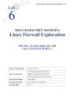 Báo cáo bài thực hành môn An toàn mạng máy tính – Lab 6: Linux Firewall Exploration