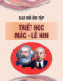 Câu hỏi ôn tập môn Triết học Mác-Lênin